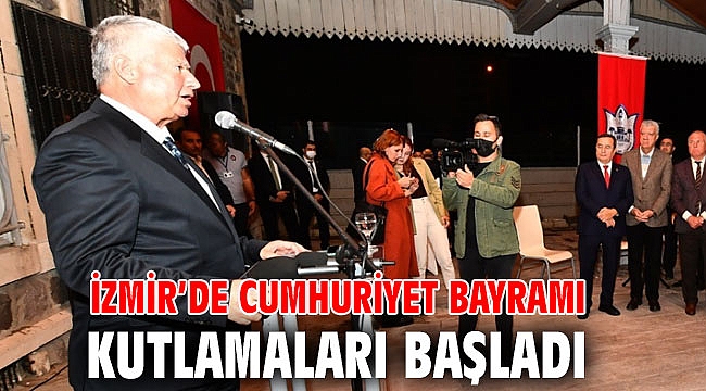 İzmir’de Cumhuriyet Bayramı kutlamaları başladı