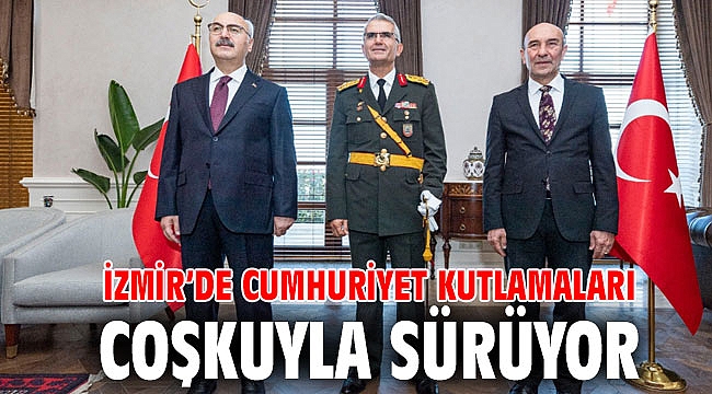 İzmir’de Cumhuriyet kutlamaları coşkuyla sürüyor