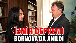 İzmir depremi Bornova’da anıldı