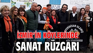 İzmir’in köylerinde sanat rüzgarı