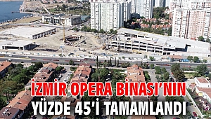 İzmir Opera Binası’nın yüzde 45’i tamamlandı