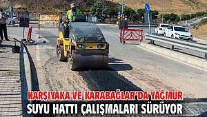Karşıyaka ve Karabağlar’da yağmur suyu hattı çalışmaları sürüyor 