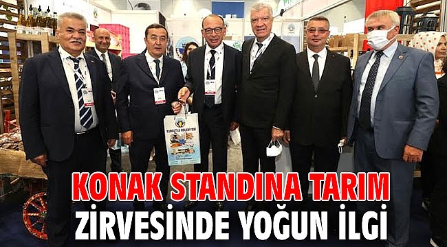 Konak standına tarım zirvesinde yoğun ilgi