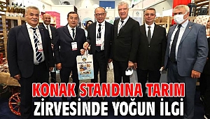 Konak standına tarım zirvesinde yoğun ilgi
