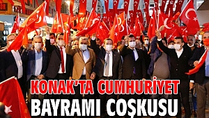 Konak’ta Cumhuriyet Bayramı coşkusu