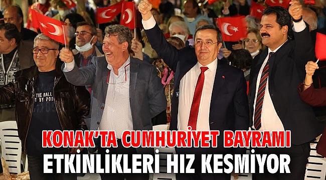 Konak’ta Cumhuriyet Bayramı etkinlikleri hız kesmiyor