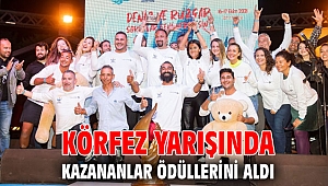 Körfez yarışında kazananlar ödüllerini aldı