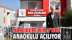Narlıdere’nin 3’ncü anaokulu açılıyor