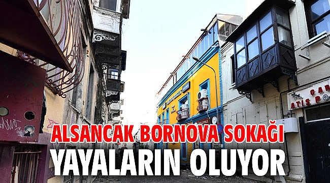 Alsancak Bornova Sokağı yayaların oluyor