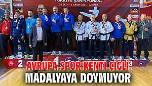Avrupa Spor Kenti Çiğli Madalyaya Doymuyor