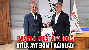 Başkan İduğ, Atila Aytekin’i ağırladı