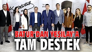 Batur’dan Yeşilay’a tam destek