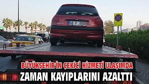 Büyükşehir'in çekici hizmeti ulaşımda zaman kayıplarını azalttı