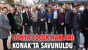 Dünya Çocuk Hakları Konak’ta savunuldu