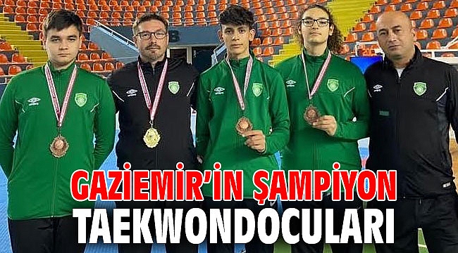 Gaziemir’in şampiyon Taekwondocuları