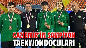 Gaziemir’in şampiyon Taekwondocuları