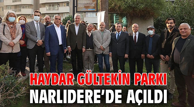 Haydar Gültekin Parkı Narlıdere’de açıldı