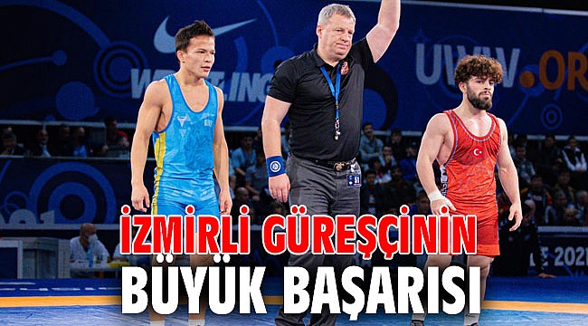 İzmirli güreşçinin büyük başarısı