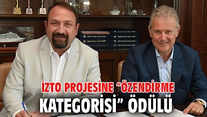 İZTO Projesine “Özendirme Kategorisi” Ödülü
