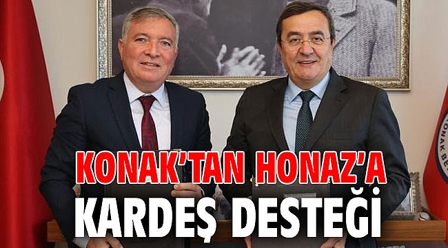 Konak’tan Honaz’a kardeş desteği