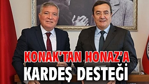 Konak’tan Honaz’a kardeş desteği