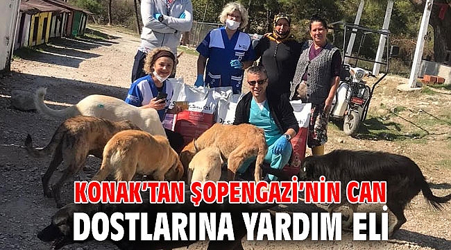 Konak’tan Şopengazi’nin can dostlarına yardım eli