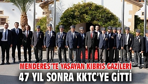 Menderes’te Yaşayan Kıbrıs Gazileri 47 Yıl Sonra KKTC’ye Gitti 