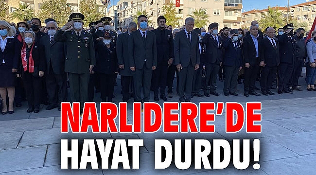 Narlıdere’de hayat durdu!