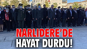 Narlıdere’de hayat durdu!