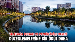 Talatpaşa Bulvarı ve Peynircioğlu Deresi düzenlemelerine bir ödül daha