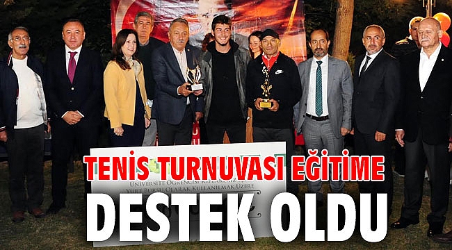 Tenis Turnuvası Eğitime Destek Oldu