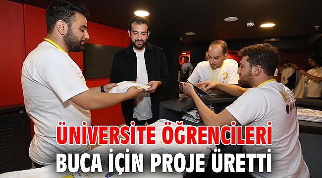 Üniversite öğrencileri Buca için proje üretti