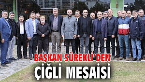 Başkan Sürekli’den Çiğli mesaisi