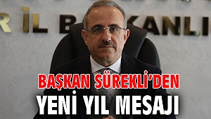 Başkan Sürekli’den yeni yıl mesajı