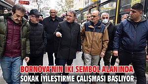 Bornova’nın iki sembol alanında sokak iyileştirme çalışması başlıyor