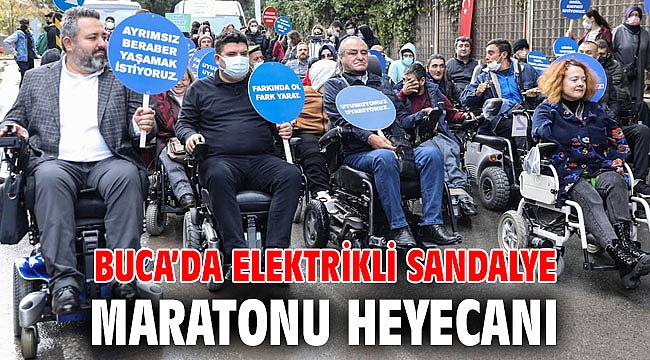 Buca’da Elektrikli Sandalye Maratonu heyecanı