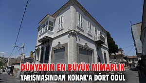 Dünyanın en büyük mimarlık yarışmasından Konak’a dört ödül