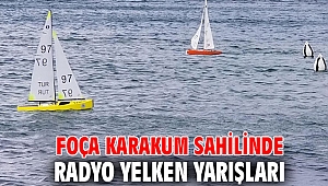 FOÇA KARAKUM SAHİLİNDE RADYO YELKEN YARIŞLARI