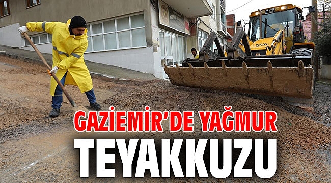 Gaziemir’de yağmur teyakkuzu