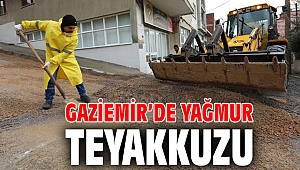 Gaziemir’de yağmur teyakkuzu