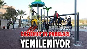 Gaziemir’in parkları yenileniyor