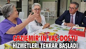 Gaziemir’in yaş dostu hizmetleri tekrar başladı