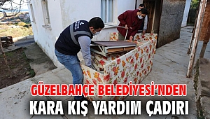 Güzelbahçe Belediyesi’nden Kara Kış Yardım Çadırı