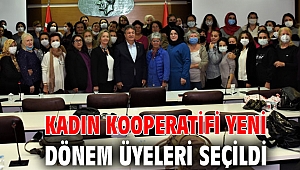 Kadın Kooperatifi yeni dönem üyeleri seçildi