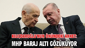 Kılıçdaroğlu'nun önündeki anket: MHP baraj altı gözüküyor