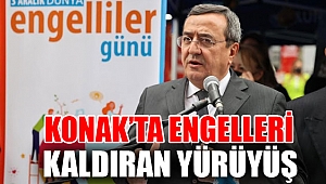Konak’ta Engelleri kaldıran yürüyüş