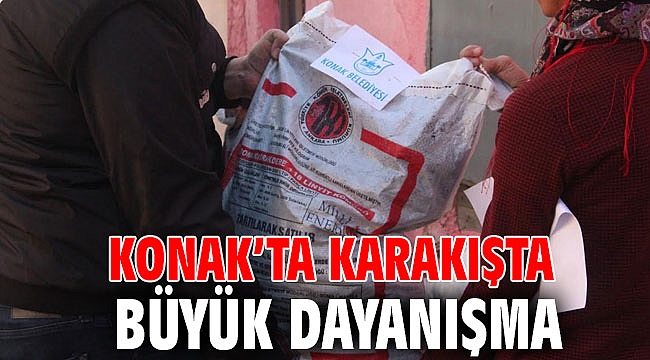 Konak’ta Karakışta büyük dayanışma