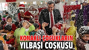 Konaklı çocukların yılbaşı coşkusu