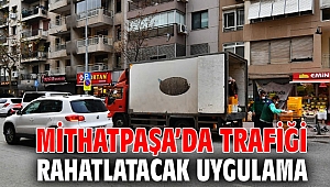 Mithatpaşa’da trafiği rahatlatacak uygulama