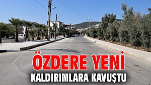 Özdere Yeni Kaldırımlara Kavuştu
